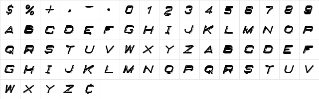 Embossing Tape 2 (BRK) Regular  glyph index