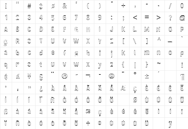 DoggyStyle BarkBark  glyph index