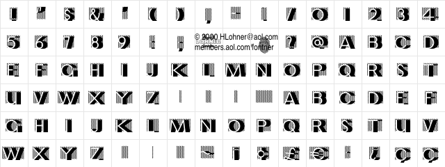 Le Film Classic  glyph index