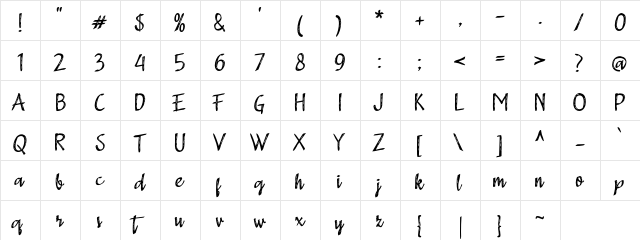 a Adistro Regular  glyph index