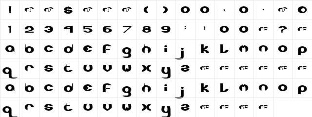 Aishwarya Dot Regular  glyph index