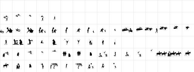 stillframes Regular  glyph index
