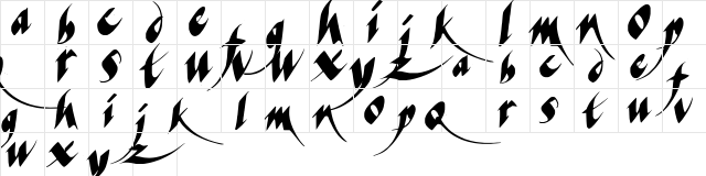 I Can See You Regular  glyph index