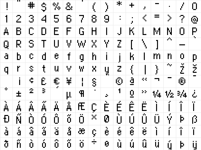 copy 08_56 Regular  glyph index