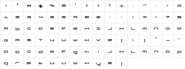Ti?sto By Sim?n Barja Caride Regular  glyph index
