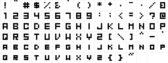 Mahawa Regular  glyph index