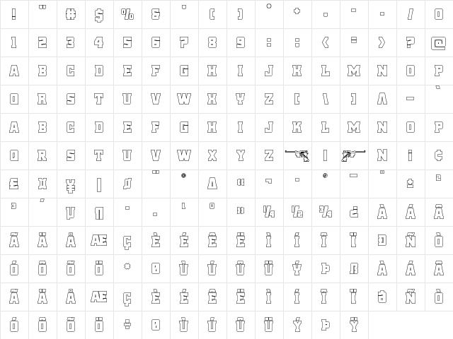 Red Delicious Outline Outline  glyph index