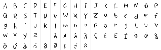 Stranger Things Regular  glyph index