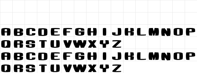 Floosa Read Regular  glyph index