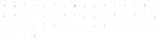 Youthness Regular  glyph index