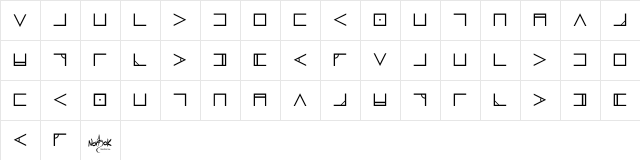 Nugsoth Regular  glyph index