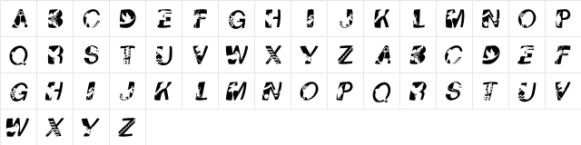 PixCapsWinding Regular  glyph index