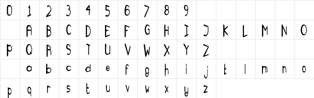 TM fanzine fame Normal  glyph index
