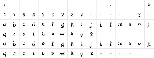 CK Springtime Regular  glyph index