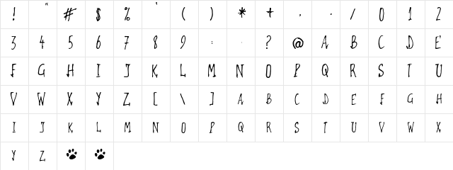 Fetch Regular  glyph index