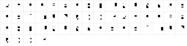 Leculier Color  glyph index