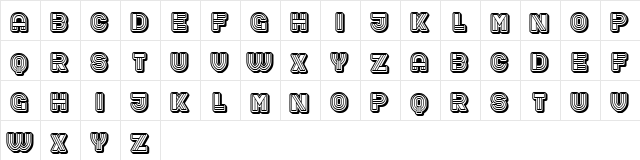 Hertz Light Regular  glyph index