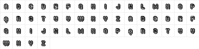 Horse Regular  glyph index