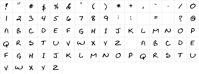 Kyanite Normal  glyph index
