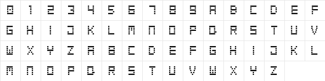 Dematerialise Regular  glyph index