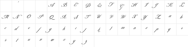 HEAVEN GATE Regular  glyph index