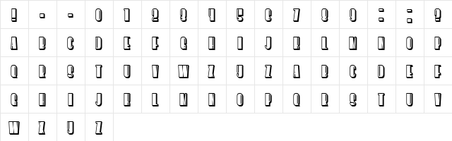 Silence Regular  glyph index