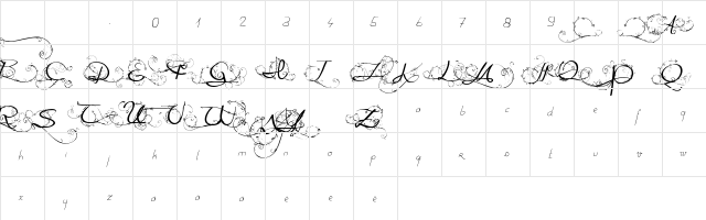 One Day After Rain1 Regular  glyph index