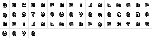 Signal Chic Regular  glyph index