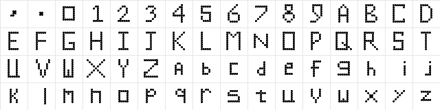 KryptOrig Regular  glyph index