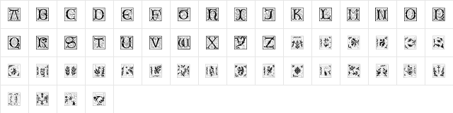 Ramo 2 Caps Regular  glyph index