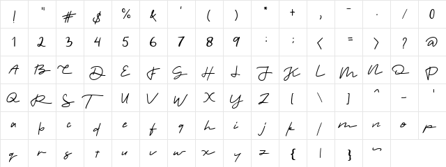 allinet Regular  glyph index