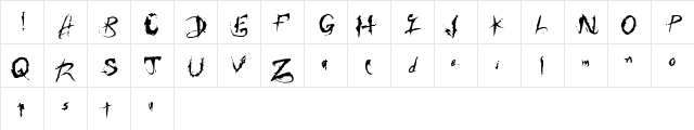 Nocturnus Normal  glyph index