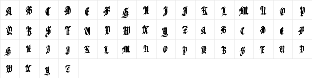 Sabhar FREE Regular  glyph index