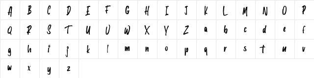 Wonderful Jungle FREE Regular  glyph index