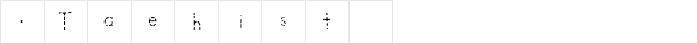 ManuscriptSample Regular  glyph index