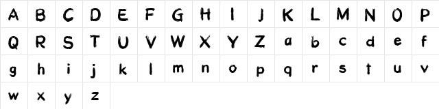 Wild Black Wild Black  glyph index