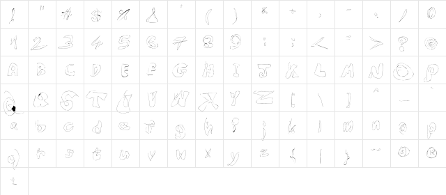 FasType Regular  glyph index