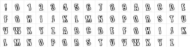 WishfulWaves Regular  glyph index