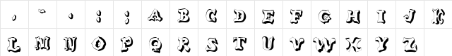 Wahoo Display Caps SSi Regular  glyph index