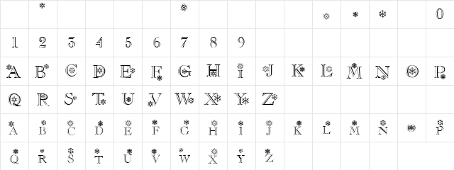 Pushpam Regular  glyph index