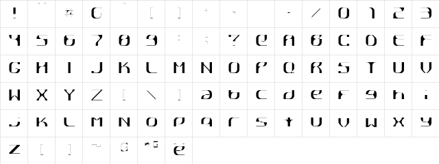 R崴pick Regular  glyph index