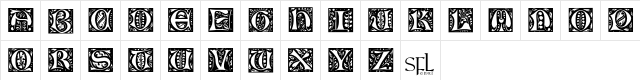 Jongeleur Regular  glyph index