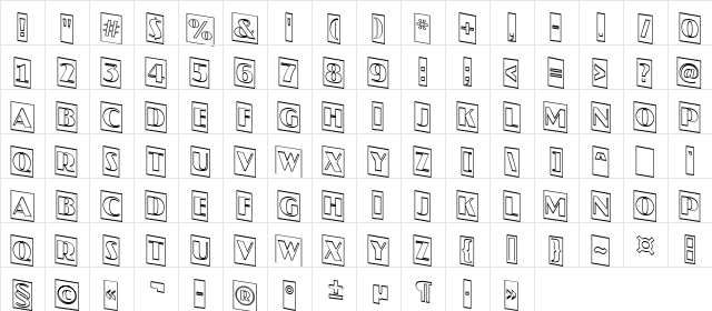 a_JasperCmOtlDn Regular  glyph index