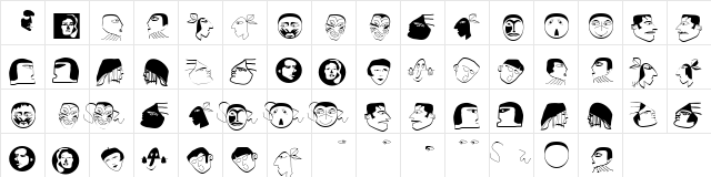 CarneVale Regular  glyph index