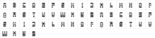 Superba Regular  glyph index