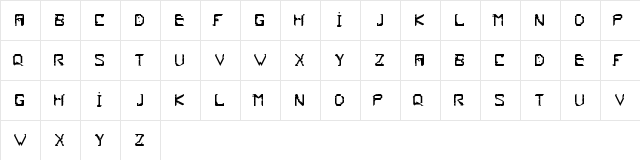Frish Regular  glyph index