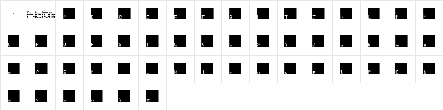 Randomnesz Regular  glyph index