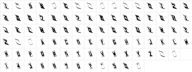 FZ BORDERS 14 LEFTY Normal  glyph index