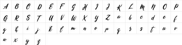 Wyntex Brasco Wyntex Brasco  glyph index