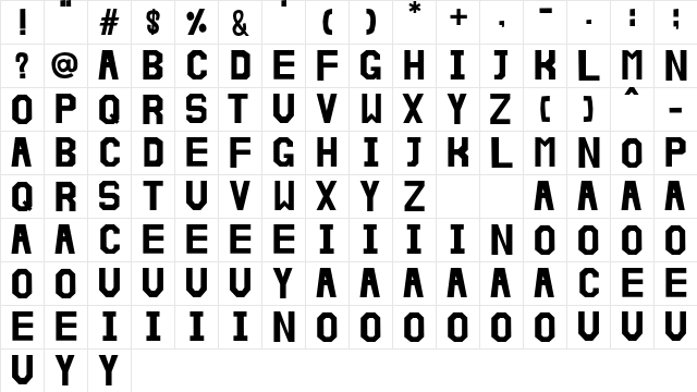 Black Lives Matter Martinez  glyph index